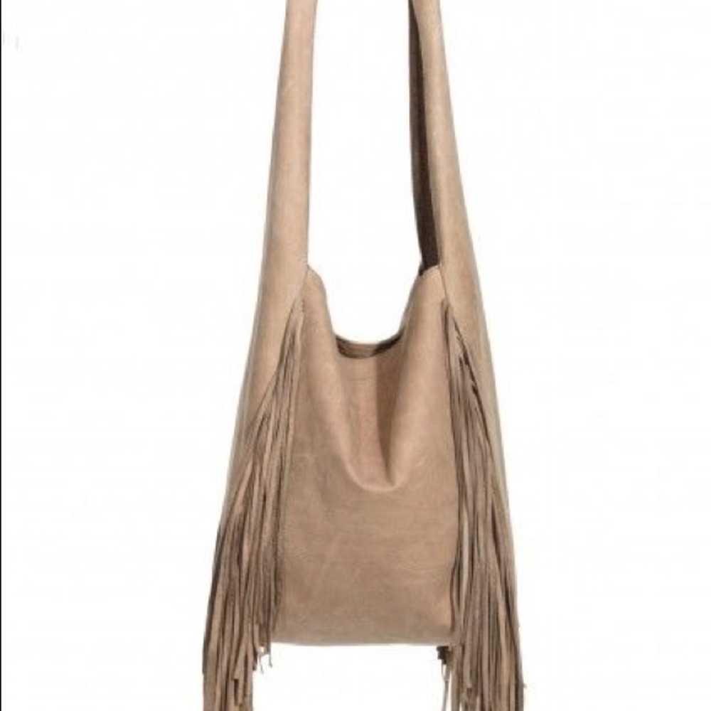Monserat De Lucca Saba Fringe Suede Hobo